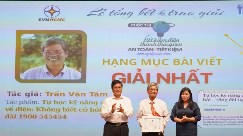 Cuộc thi “Tiết kiệm điện thành thói quen”: Trao giải thưởng hơn 100 triệu đồng