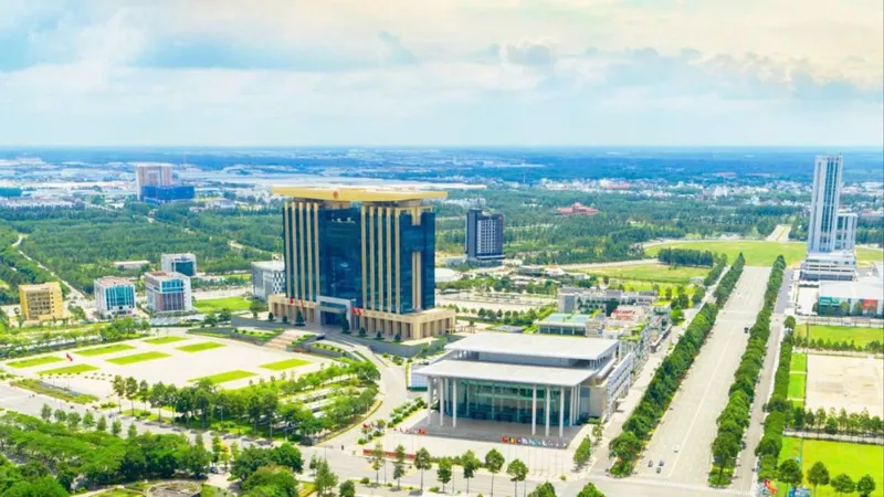 Một góc thành phố mới Bình Dương trước thời điểm hợp nhất TPHCM Ảnh: LÊ XUÂN
