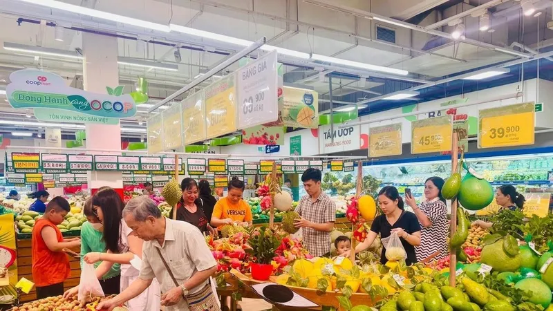 Sản phẩm OCOP tiêu thụ qua kênh phân phối siêu thị
