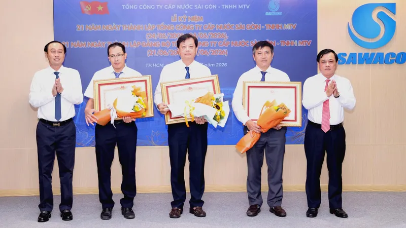3 cá nhân của SAWACO vinh dự nhận bằng khen của Thủ tướng Chính phủ