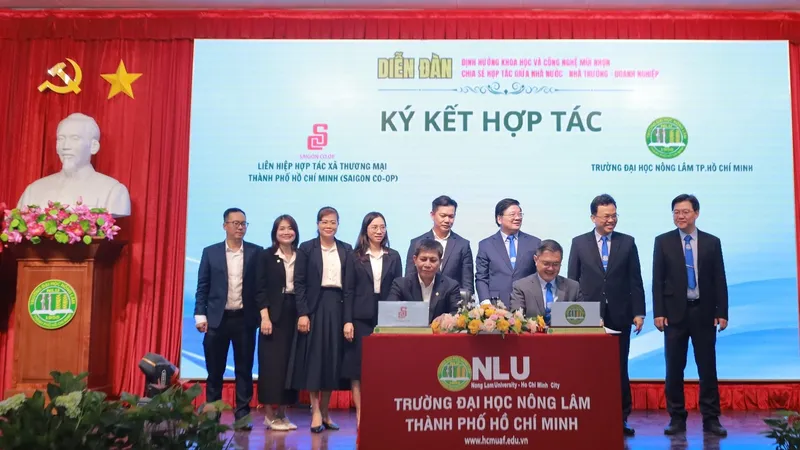 Saigon Co.op ký kết hợp tác với Trường Đại học Nông Lâm TPHCM