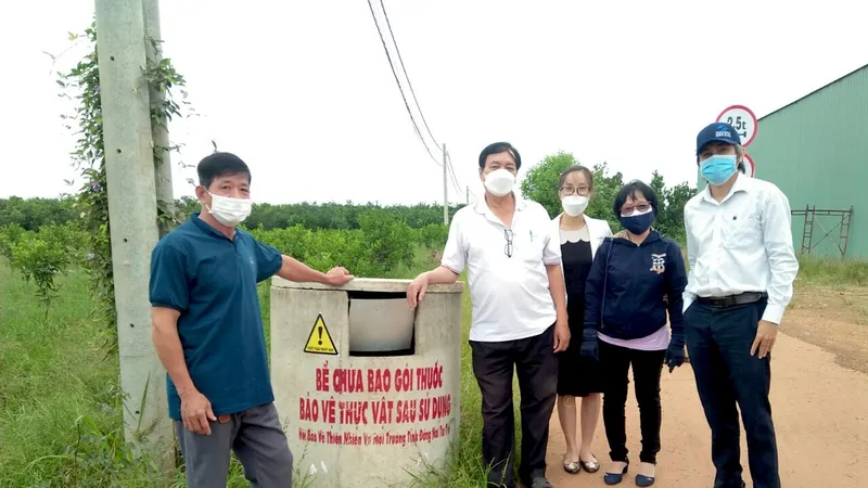 Vedan Việt Nam đồng hành xây 24 bể chứa bao gói thuốc bảo vệ thực vật đã qua sử dụng 