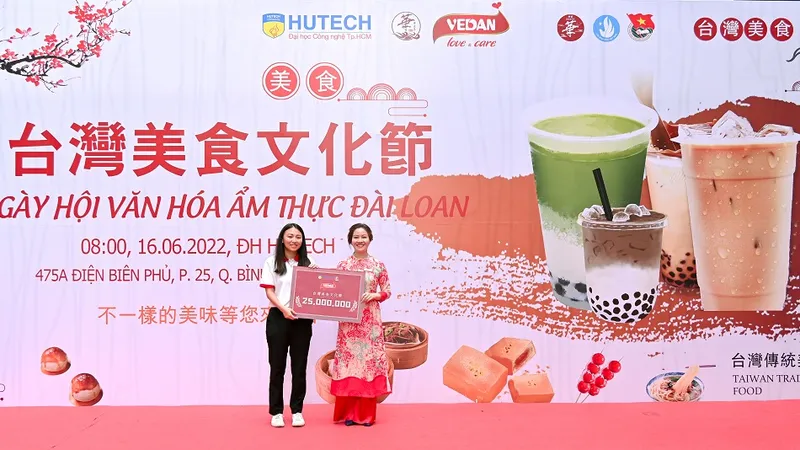 Vedan Việt Nam đồng hành cùng “Ngày hội Văn hóa Ẩm thực Đài Loan” tại trường Đại học Hutech TP.HCM