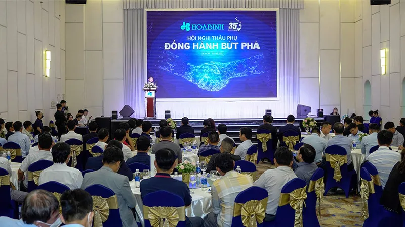 Tập đoàn Xây dựng Hòa Bình tổ chức thành công Hội nghị Thầu phụ tại khu vực TPHCM