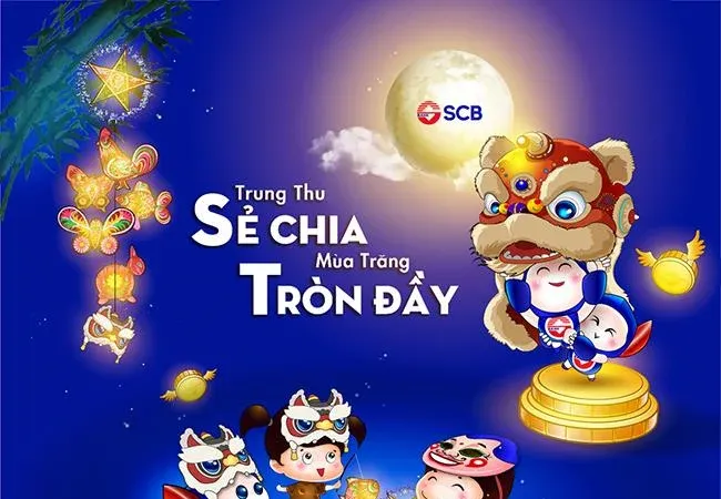 Cùng SCB đón “Trung thu sẻ chia - Mùa trăng tròn đầy"
