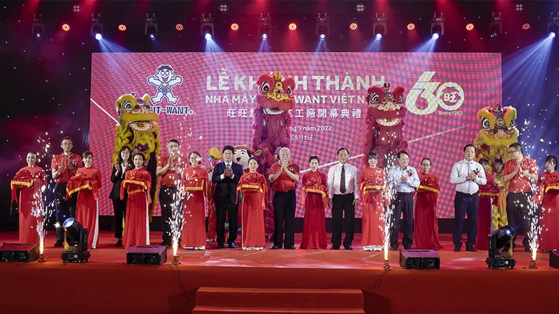 Khánh thành Nhà máy Want Want Việt Nam