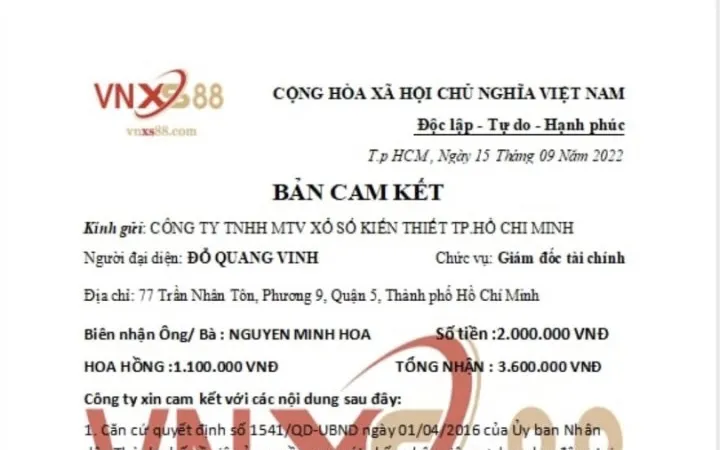 Công ty TNHH MTV XSKT TPHCM cảnh báo tình trạng mạo danh công ty để lừa đảo chiếm đoạt tiền của người dân