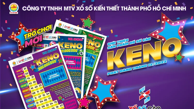 Thêm một loại hình Xổ số cào biết kết quả ngay KENO
