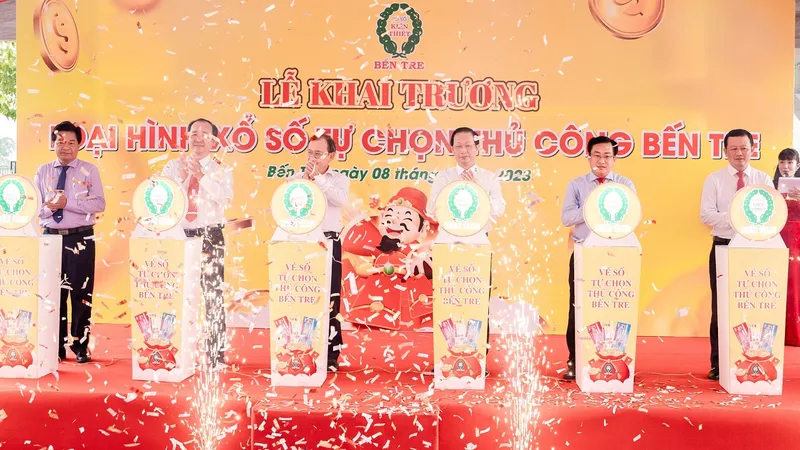 Công Ty TNHH MTV XSKT Bến Tre ra mắt loại hình xổ số tự chọn thủ công