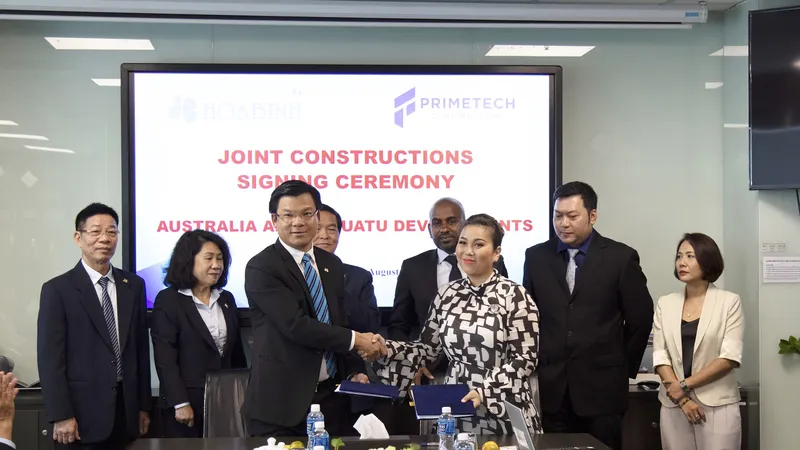 Tập đoàn Xây dựng Hòa Bình hợp tác chiến lược với PrimeTech Constructions Pty Ltd