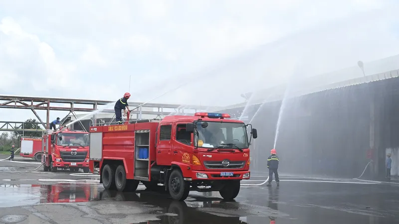 Vedan Việt Nam tập huấn kỹ năng Phòng cháy Chữa cháy cho nhân viên Công ty 