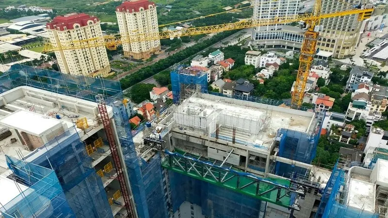 Heritage West Lake hợp long hệ module chính hạng mục Cầu trên không