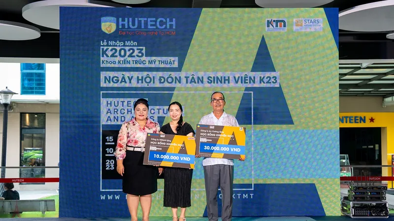 Vedan Việt Nam trao tặng học bổng cho sinh viên HUTECH