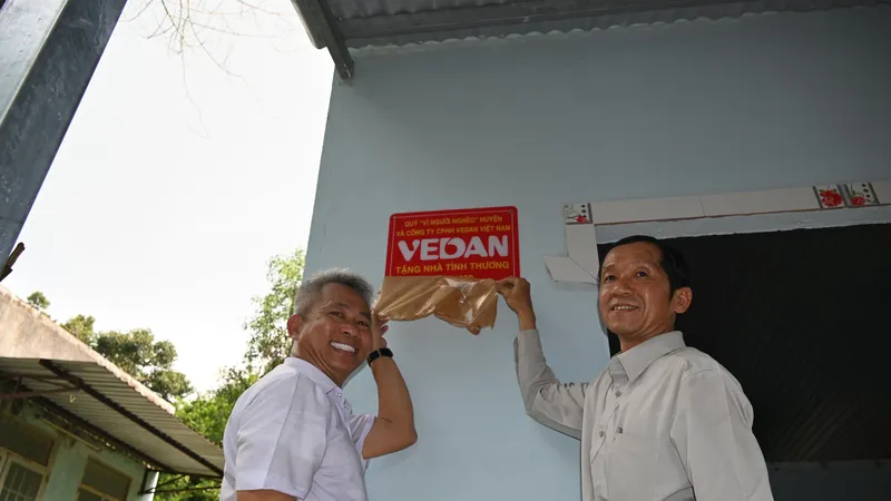 Vedan Việt Nam trao tặng hai căn nhà tình thương tại huyện Nhơn Trạch, tỉnh Đồng Nai