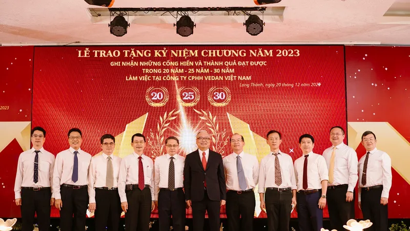 Vedan Việt Nam tri ân nhân viên làm việc lâu năm tại công ty