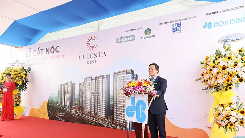 Dự án Celesta Rise cất nóc đúng tiến độ