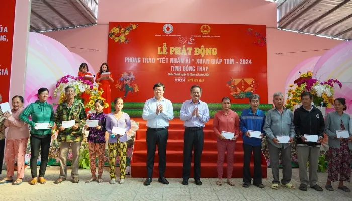 Công ty XSKT Đồng Tháp đồng hành cùng “Tết Nhân ái” Xuân Giáp Thìn 2024