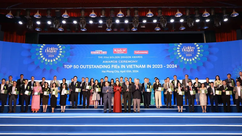 Công ty Vedan Việt Nam nhận giải thưởng Rồng Vàng năm 2024 