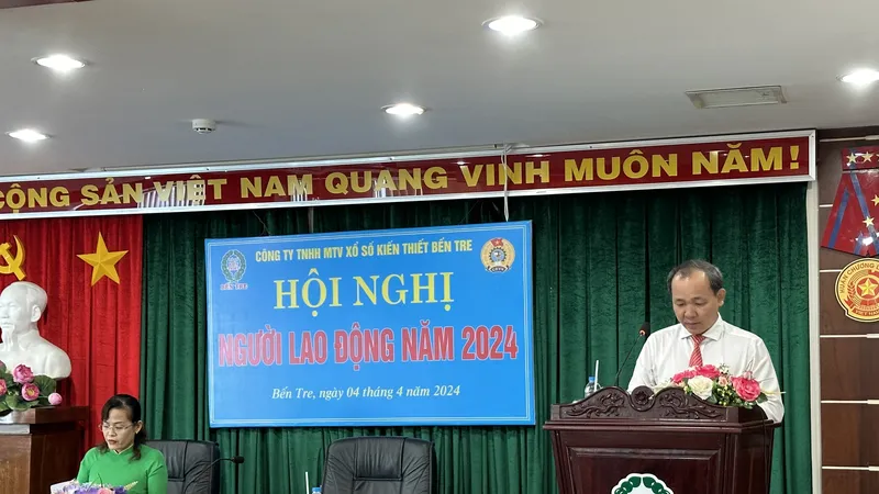 Công ty XSKT Bến Tre tổ chức Hội nghị người lao động năm 2024 