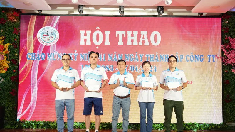 Công ty XSKT Bà Rịa - Vũng Tàu tổ chức hội thao năm 2024