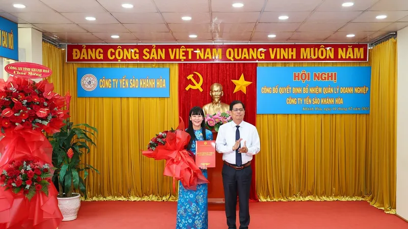 Bà Trịnh Thị Hồng Vân giữ chức Chủ tịch Hội đồng thành viên Công ty Yến sào Khánh Hòa 