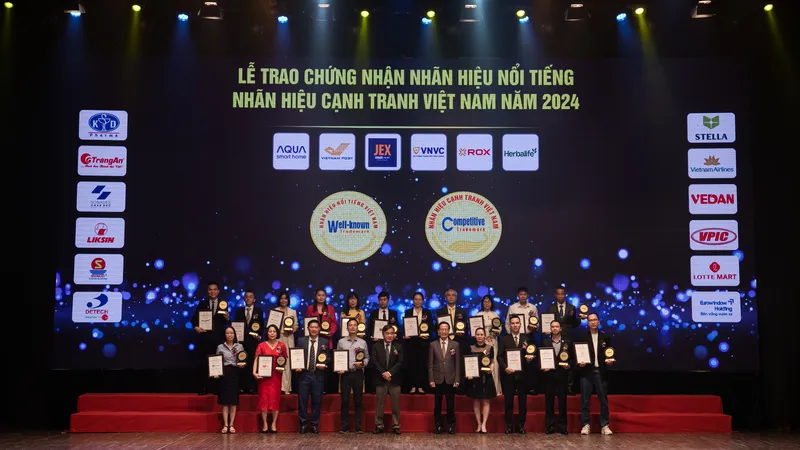 Vedan Việt Nam 9 năm liên tiếp nhận chứng nhận ”Top 10 nhãn hiệu nổi tiếng Việt Nam 2024”
