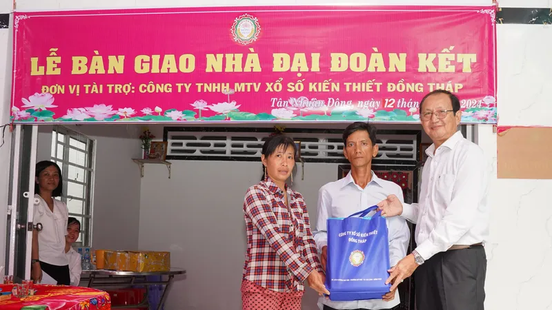 Công ty XSKT Đồng Tháp đẩy mạnh hoạt động an sinh xã hội trong 6 tháng đầu năm 2024
