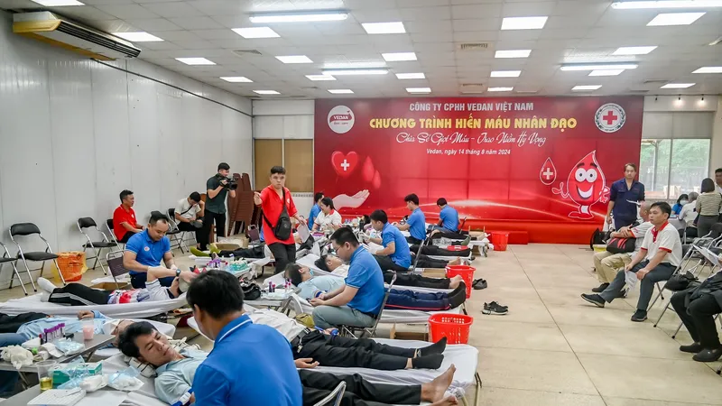 Hiến máu nhân đạo - hành trình ý nghĩa được Công ty Vedan Việt Nam duy trì và lan tỏa