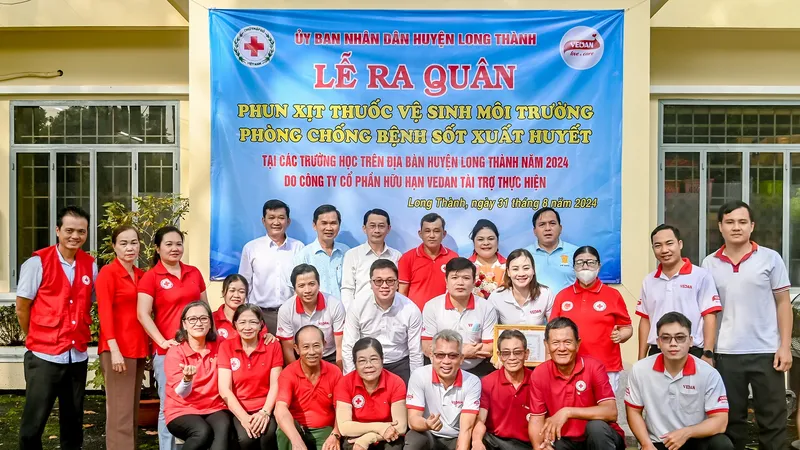 Công ty Vedan Việt Nam chung tay phòng chống dịch bệnh sốt xuất huyết tại các trường học huyện Long Thành, Đồng Nai