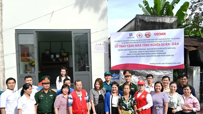 Công ty Vedan Việt Nam chung tay xây dựng thêm 3 ngôi nhà mơ ước tại tỉnh Đồng Nai