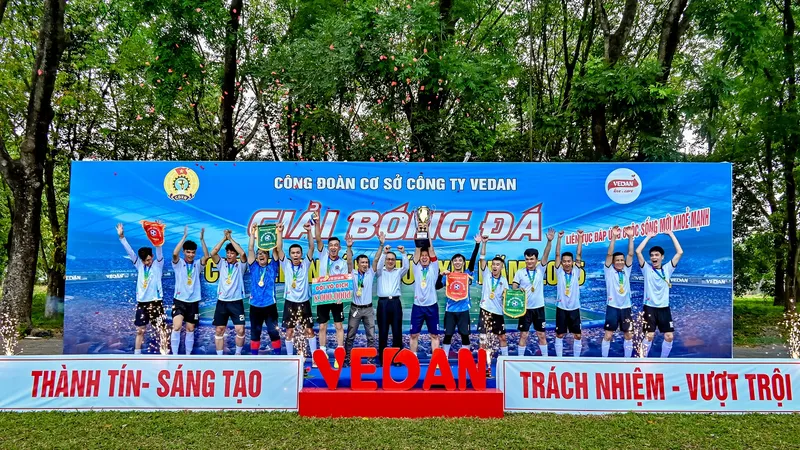 Giải bóng đá “Cúp Vedan” lần thứ XXIII năm 2025: Lan tỏa nét văn hóa doanh nghiệp - Hội tụ đam mê - Thúc đẩy đoàn kết