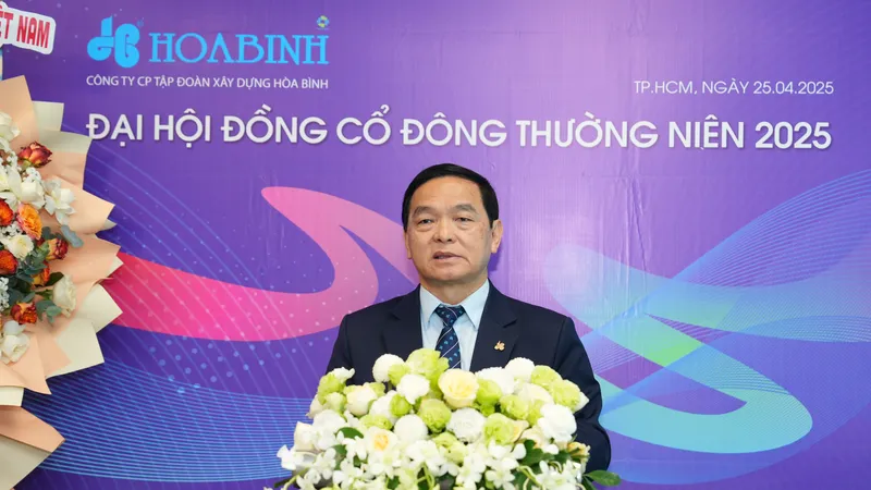 Hòa Bình (HBC): Huy động 3.470 tỷ, chốt mục tiêu doanh thu 9.000 tỷ năm 2025