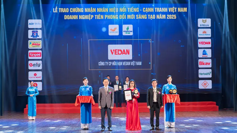 Vedan Việt Nam lần thứ 10 liên tiếp được vinh danh “Nhãn hiệu nổi tiếng Việt Nam”