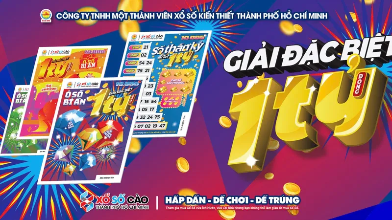 Xổ số cào trúng thưởng ngay 1 tỷ: XSKT Thành phố Hồ Chí Minh đột phá công nghệ độc quyền, đảm bảo minh bạch tuyệt đối