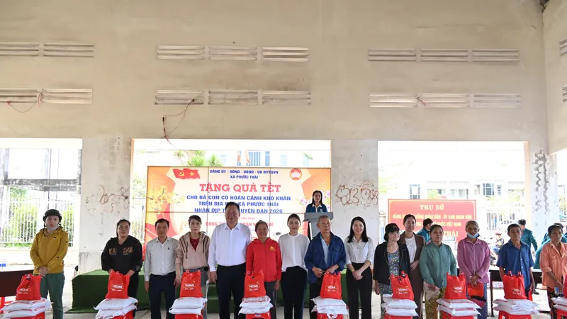 Vedan Việt nam trao hơn 1.000 phần quà nhân dịp Tết Bính Ngọ 2026