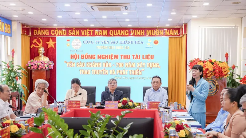 Nghiệm thu tài liệu “Yến sào Khánh Hòa, 700 năm xây dựng, trao truyền và phát triển”