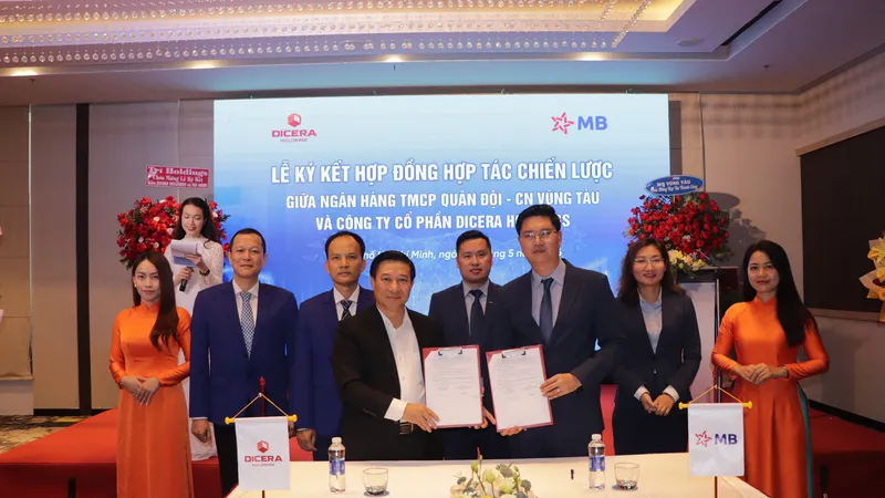 DICERA Holdings, Trí Holdings và MB Bank - CN Vũng Tàu ký kết hợp tác chiến lược và tài trợ vốn