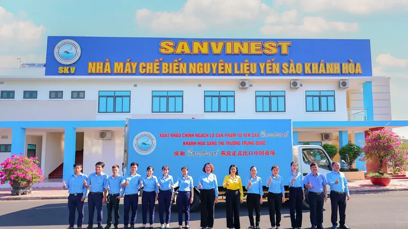 Yến sào Khánh Hòa đẩy mạnh xuất khẩu chính ngạch sang Thị trường Trung quốc