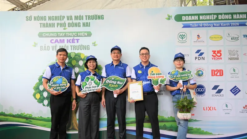 Vedan Việt Nam đồng hành cùng người dân Đồng Nai xây dựng Lối xống Xanh