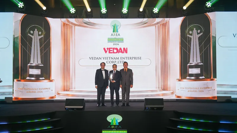 Vedan Việt Nam đạt giải thưởng Doanh nghiệp Trách nhiệm châu Á 2026