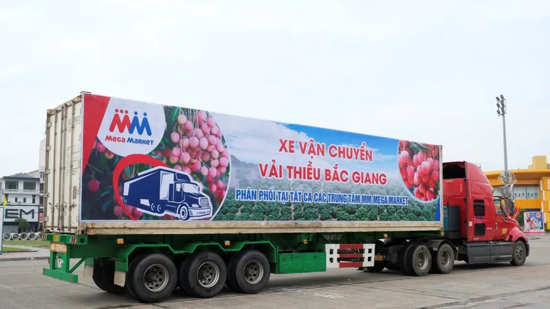  MM Mega hỗ trợ nông sản Bắc Giang