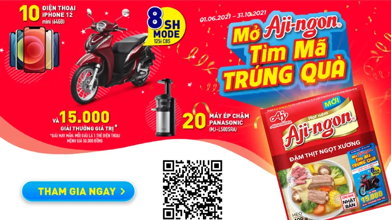 Món ăn đậm đà từ vị đầu – ngon lâu đến hậu vị với hạt nêm Aji-ngon® Heo – đậm thịt ngọt xương