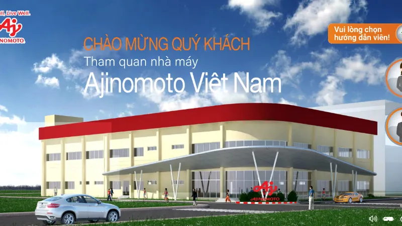 Giao diện nền tảng “Tham quan nhà máy từ xa” 