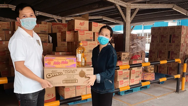 Mondelez Kinh Đô san sẻ khó khăn với nhân viên trong tình hình dịch Covid-19 đang diễn ra khá phức tạp trên cả nước