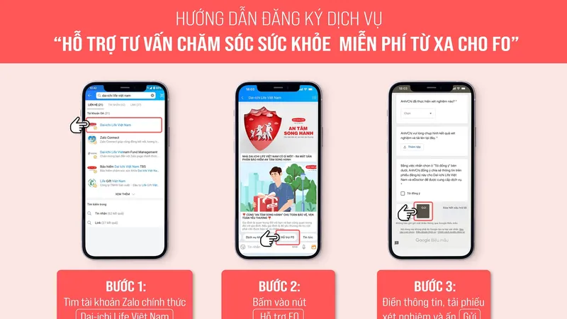 Chương trình do Dai-ichi Việt Nam phối hợp cùng đối tác eDoctor triển khai thực hiện