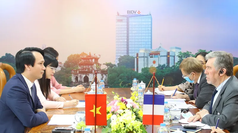  Buổi làm việc giữa BIDV và AFD