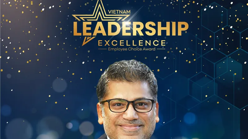 Chủ tịch kiêm Tổng Giám đốc AstraZeneca Việt Nam – ông Nitin Kapoor, được vinh danh lãnh đạo xuất sắc tại Vietnam Excellence 2021