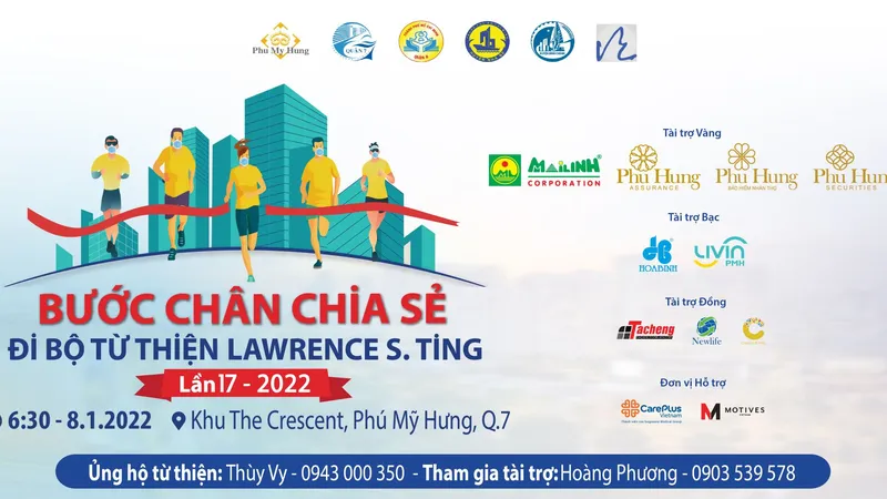 Chương trình Đi bộ Từ thiện Lawrence S. Ting tích cực hỗ trợ đồng bào nghèo