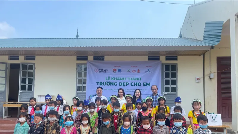 Thêm 5 điểm trường mới dành cho trẻ em vùng cao 
