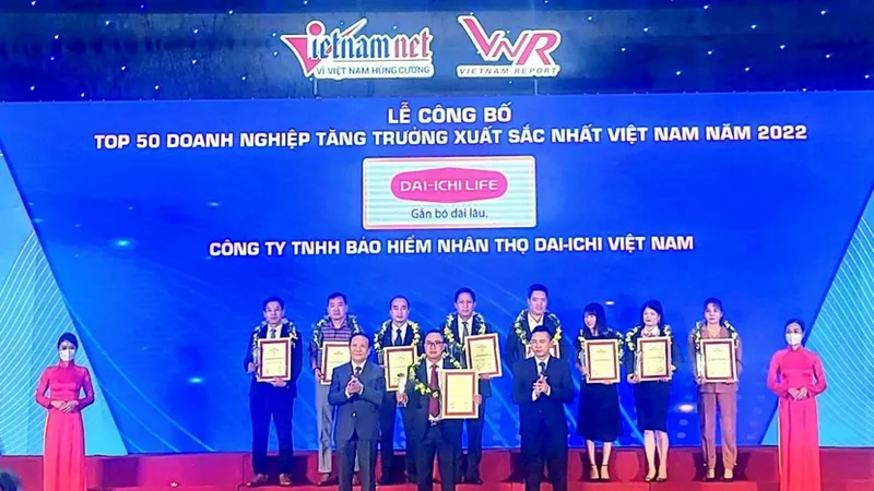 Dai-ichi Life Việt Nam - “Top 50 Doanh nghiệp tăng trưởng xuất sắc nhất Việt Nam” 